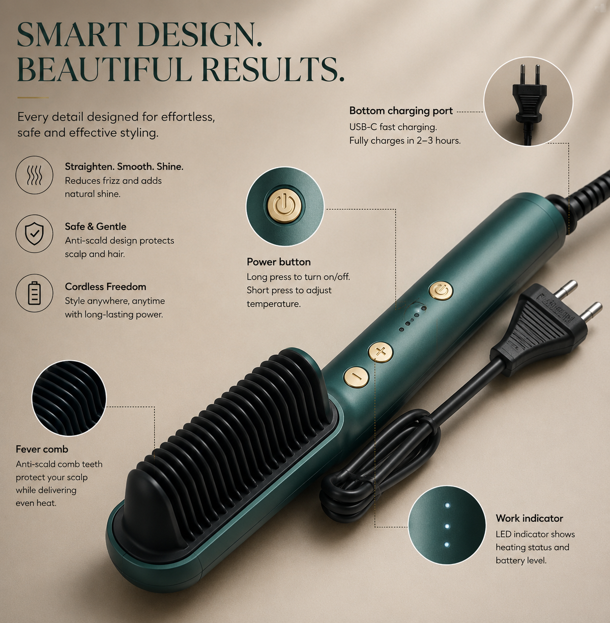 Orvelle™ SalonPro 2-in-1 Styler