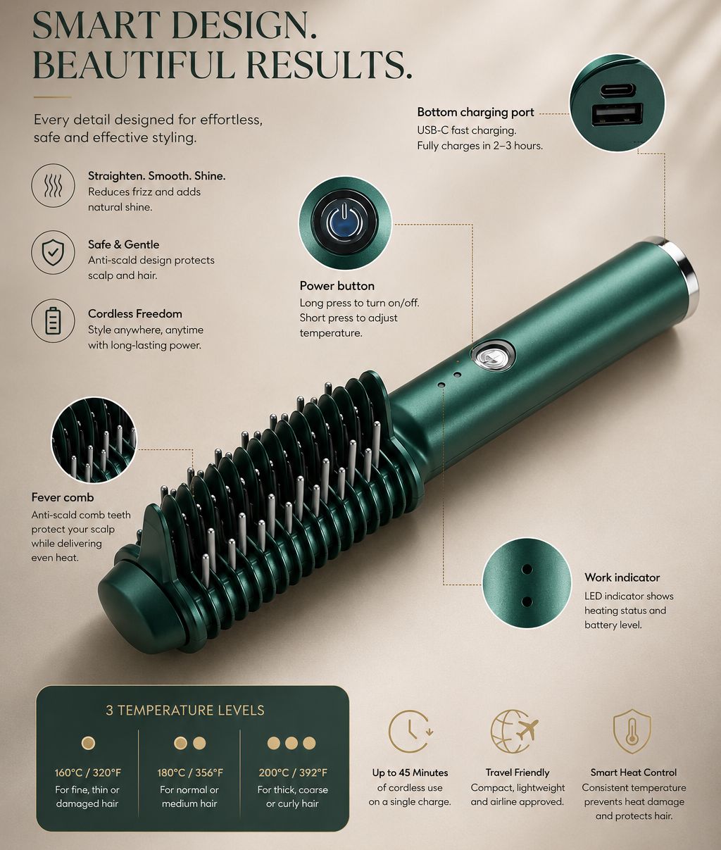 2-in-1 Styling Comb