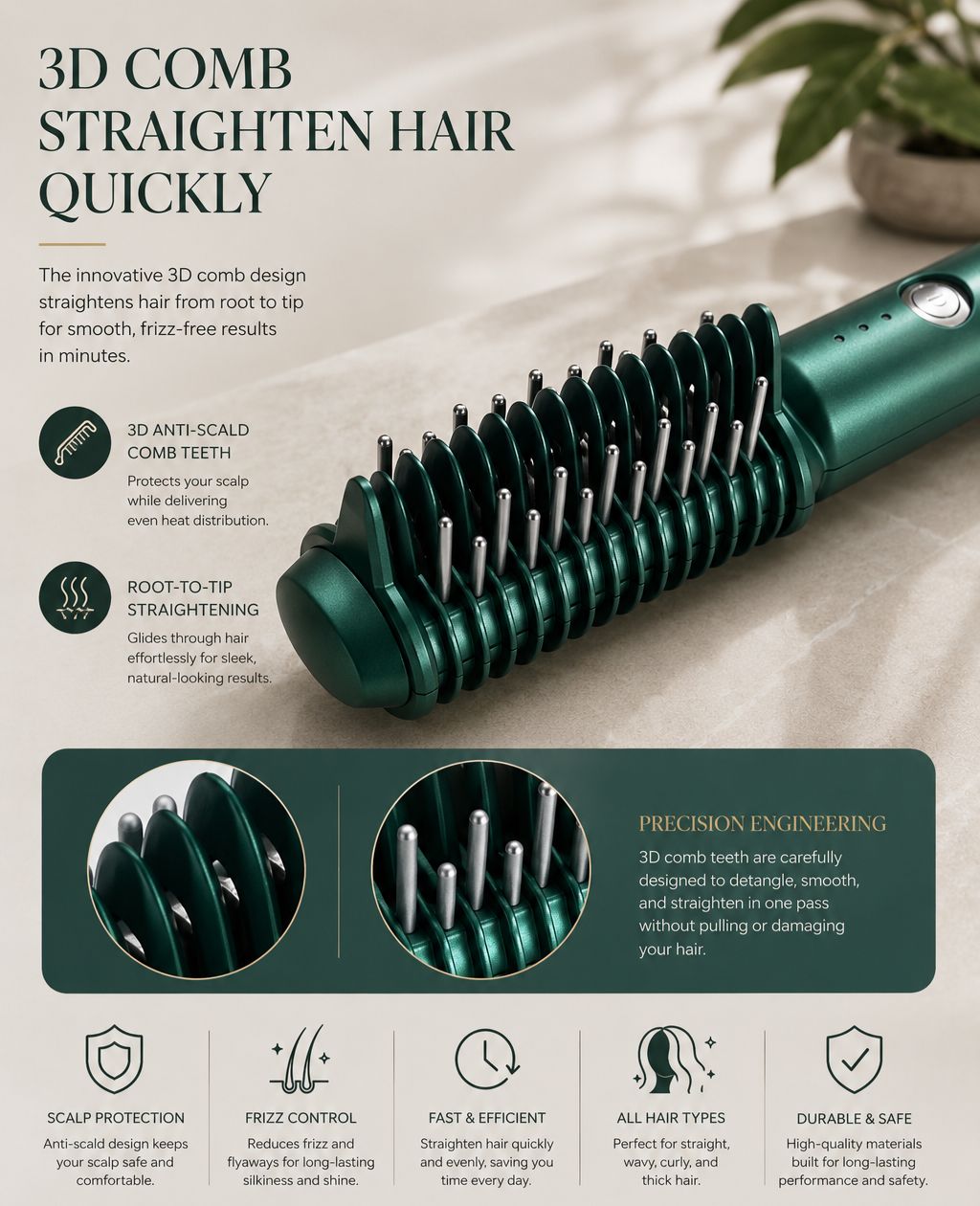 2-in-1 Styling Comb